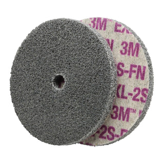 Scotch-Brite EXL Unitized Wheel, XL-UW, 3S Fine, 6 in x 1/4 in x 1/4in