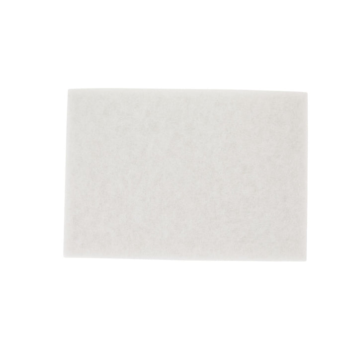 3M White Super Polish Pad 4100, 20 in x 14 in
