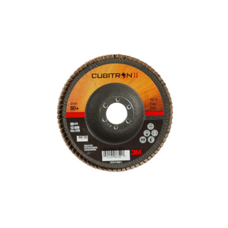 3M Cubitron II Flap Disc 967A, 80+, T29, 5 in x 7/8 in