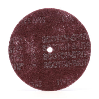 Scotch-Brite High Strength Disc, HS-DC, A/O Medium, 5 in x 1/4 in