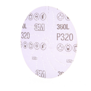 3M Xtract Film Disc 360L, 01707, P320 3MIL, 5 in, Die 500LG,
100/Carton