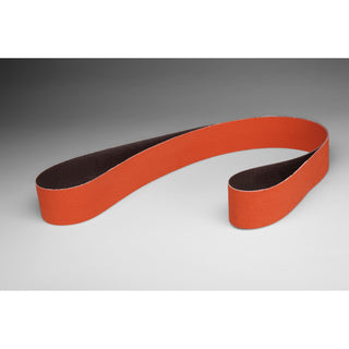 3M Cloth Belt 747D, 2 in x 25-7/32 in 80 X-weight