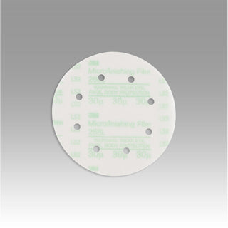 3M Hookit Microfinishing Film Disc 268L, 30 Mic 3MIL, Type D, 6 in x
NH, D/F 8HL