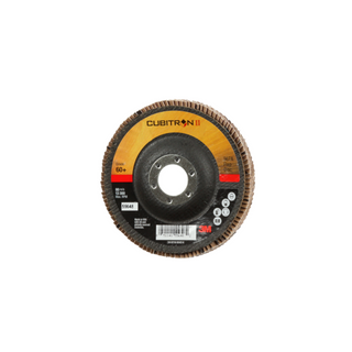 3M Cubitron II Flap Disc 967A, 60+, T29, 4-1/2 in x 7/8 in, Giant