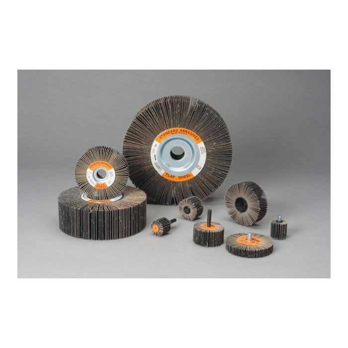 Standard Abrasives Aluminum Oxide Flap Wheel, 681405, 60, 8 in x 1 in x
1 in