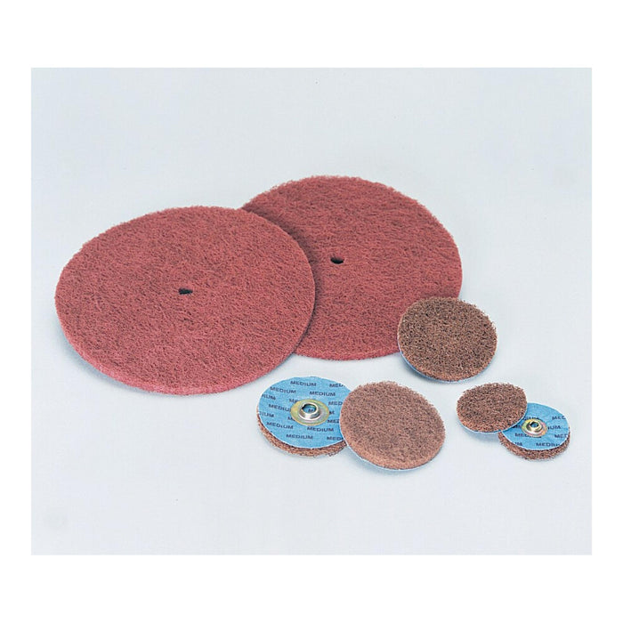 Standard Abrasives Buff and Blend GP Disc, 840609, 5 in x 1/2 in A FIN,
10/Pac