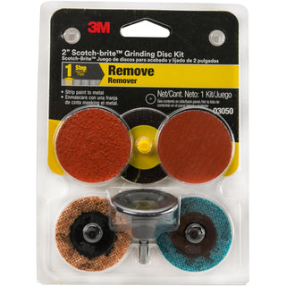 Scotch-Brite Grinding Disc Kit, 03050, 2 inch