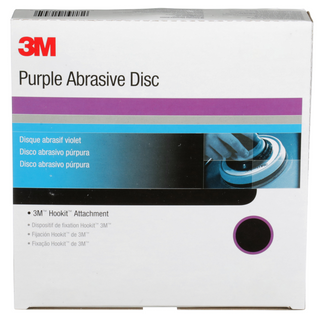 3M Purple Abrasive Disc, 30687, 6 in, 36E, 25 discs per carton