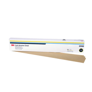 3M Gold Abrasive Sheet, 02569, P150 grade, 2 3/4 in x 17 1/2 in