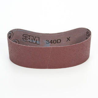 3M Cloth Belt 340D, 3 in x 21 in 50 X-weight,5/Carton