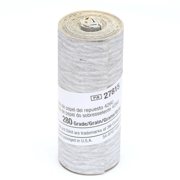 3M Stikit Paper Refill Roll 426U, 280 A-weight, 2-1/2 in x 100 in,
10/Carton