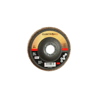 3M Cubitron II Flap Disc 967A, 60+, T27, 4-1/2 in x 7/8 in, Giant