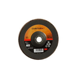 3M Cubitron II Flap Disc 967A, 60+, T29, 7 in x 7/8 in, Giant