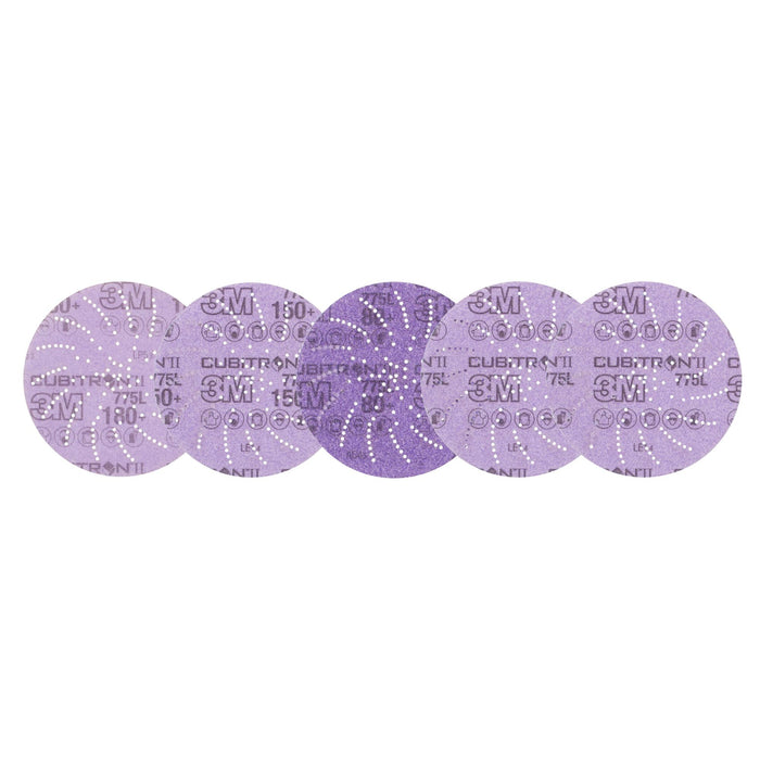 3M Xtract Cubitron II Film Disc 775L, 87338, 80+ - 220+, 5 in,
15/Pack