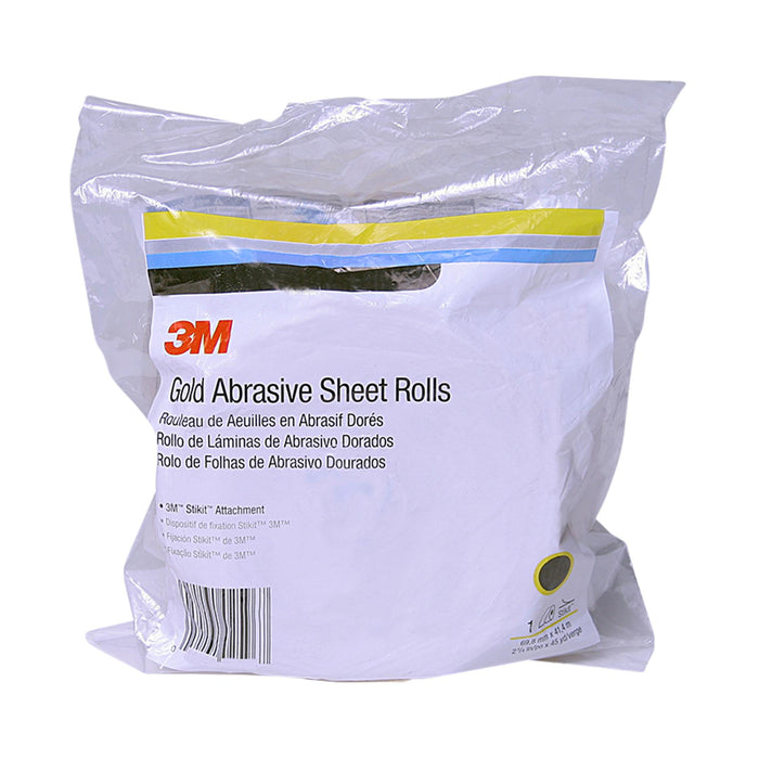 3M Stickit Gold Abrasive Sheet Roll 02698, 4 1/2 in x 20 yd,
P80