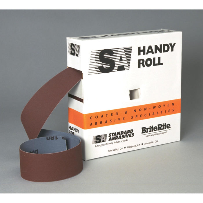 Standard Abrasives A/O Slit Roll 720396, 4 in x 50 yd 240 X-weight