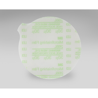 3M Hookit Microfinishing Film Type D D/F Disc 268L, 6 in x NH, 6Holes,
30 Mic