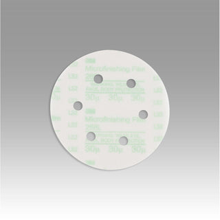 3M Hookit Microfinishing Film Disc 268L, D/F, Type D, 6 in x NH 6