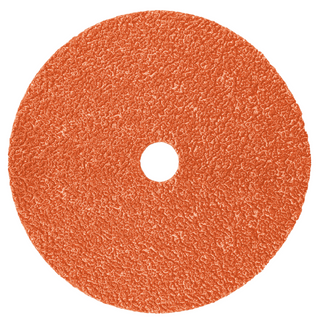 3M Cubitron II Fibre Disc 987C, 36+, 4 in x 5/8 in, Die 400FF, 25/Bag