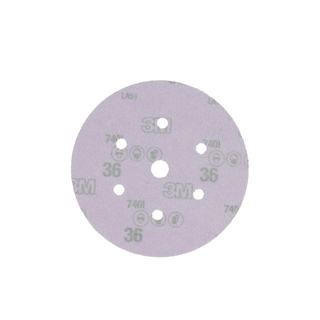 3M Purple Abrasive Disc D/F, 30787, 6 in, 36E, 25 discs per carton