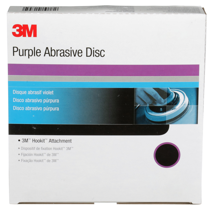 3M Purple Abrasive Disc D/F, 30787, 6 in, 36E, 25 discs per carton