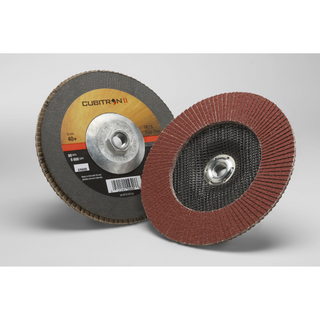 3M Cubitron II Flap Disc 967A, 40+, T27 Quick Change, 7 in x 5/8"-11