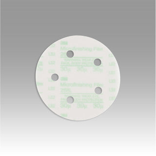 3M Hookit Microfinishing Film Disc 268L, 30 Mic 3MIL, Type D, 5 in x
NH, D/F 5HL