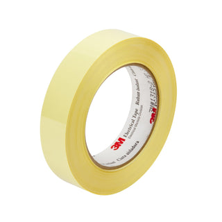 3M Polyester Film Electrical Tape 1350F-1, 25M, Yellow, 24 in x 72 yd