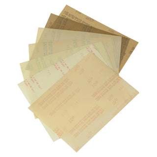 3M Microfinishing Film Sheet 272L, 40 Mic 5MIL, Type UK, 8-1/2 in x 11
in