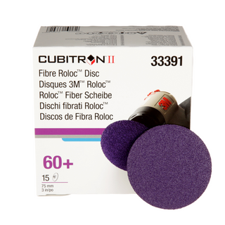 3M Cubitron II Roloc Fibre Disc 786C, 33391, 3 in (75 mm), 60+