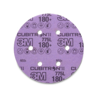 3M Cubitron II Stikit Film Disc 775L, 80+, 6 in x NH, D/F 6HL,
Linered w/Tab