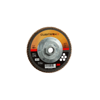 3M Cubitron II Flap Disc 967A, 40+, T27, 5 in x 5/8"-11