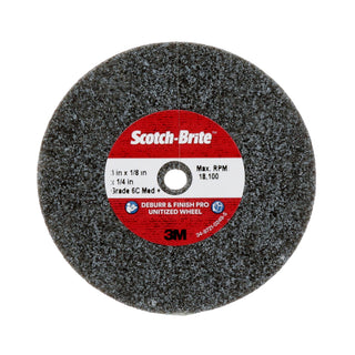 Scotch-Brite Deburr & Finish Pro Unitized Wheel, DP-UW, 6C Medium+