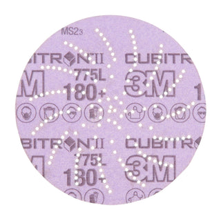 3M Xtract Cubitron II Film Disc 775L, 180+, 5 in, Die 500LG,
50/Carton