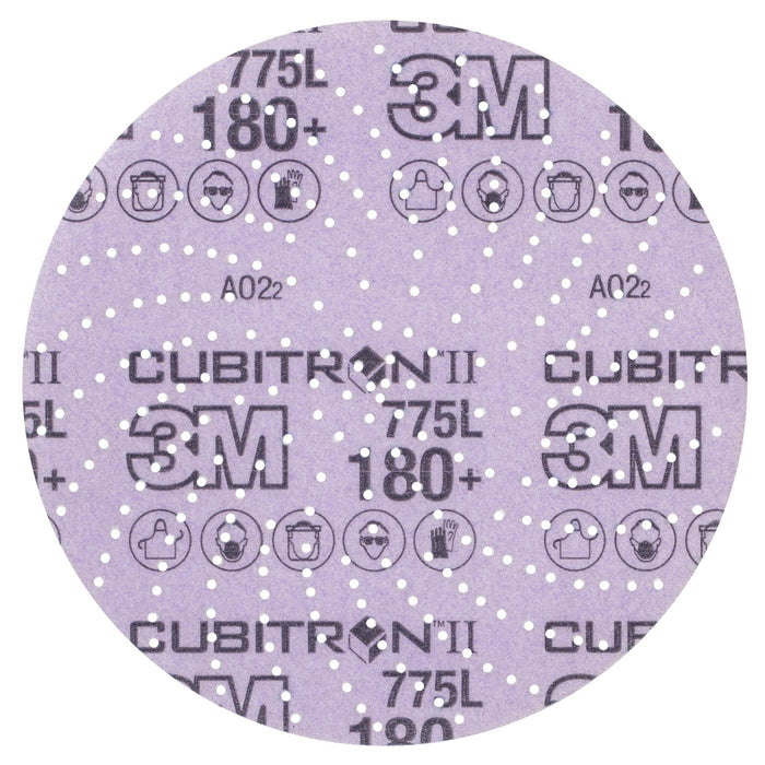 3M Xtract Cubitron II Film Disc 775L, 180+, 6 in, Die 600LG,
50/Carton