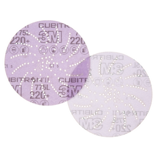 3M Xtract Cubitron II Film Disc 775L, 220+, 5 in, Die 500LG,
50/Carton