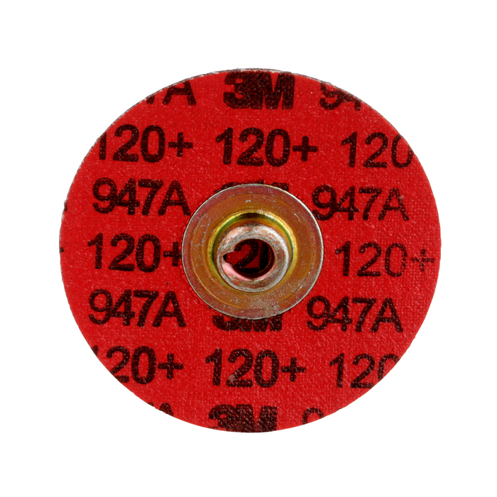 3M Cubitron II Roloc Durable Edge Disc 947A, 120+, X-weight, TSM,
Maroon