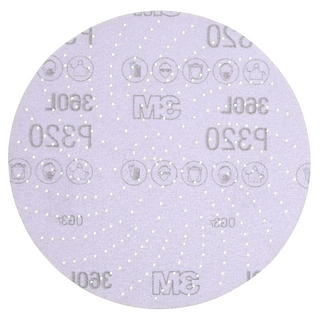 3M Xtract Film Disc 360L, 20801, P320 3MIL, 6 in, 100/Carton