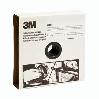 3M Utility Cloth Roll 314D, P400 J-weight, 1-1/2 in x 20 yd