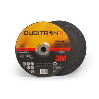 3M Cubitron II Depressed Center Grinding Wheel, 64316, T27