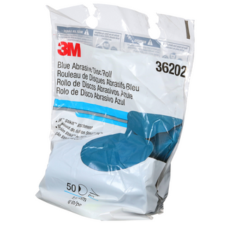 3M Stikit Blue Abrasive Disc Roll, 36202, 6 in, 80 grade, 50 discs per
roll