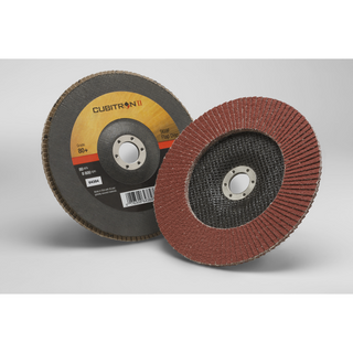 3M Cubitron II Flap Disc 969F, 80+, T27, 7 in x 7/8 in