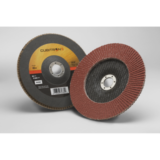 3M Cubitron II Flap Disc 969F, 40+, T27, 7 in x 7/8 in