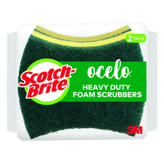 Scotch-Brite® ocelo Heavy Duty Foam Scrubber, HD2-UR-M