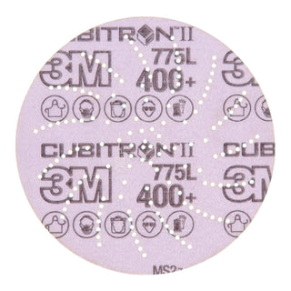 3M Xtract Cubitron II Film Disc 775L, 400+, 5 in, Die 500LG,
50/Carton