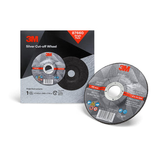 3M Silver Cut-Off Wheel, 87660, T27, 4.5 in x .045 in x 7/8 in, Single
Pack