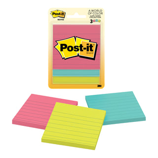 Post-it® Notes, 6301-17, 3 in x 3 in (76 mm x 76 mm), 3 pack of 50sheets