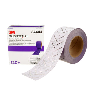 3M Cubitron II Hookit Clean Sanding Sheet Roll 737U, 34444, 120+
grade