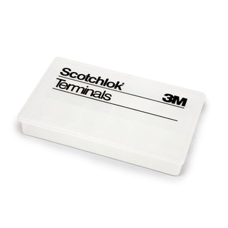 3M Scotchlok Plastic Empty Terminal Box, Clear, made of clear plastic