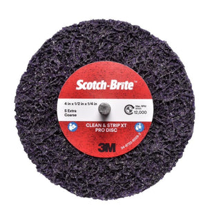 Scotch-Brite Clean and Strip XT Pro Disc, XO-DC, SiC Extra Coarse,
Purple